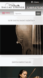 Mobile Screenshot of dallasstrings.com